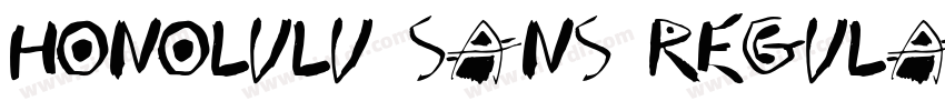 Honolulu Sans Regula字体转换